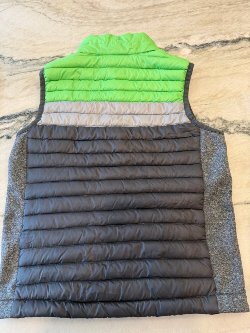 Free Country Boys Down Puffer Vest Green Black 7/8